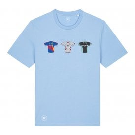Surrey Retro Cricket Kits (True Colours Collab) Organic T-Shirt