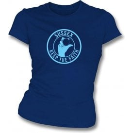 Sussex Keep The Faith Women's Slimfit T-shirt