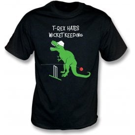 T-Rex Hates Wicketkeeping Kids T-Shirt
