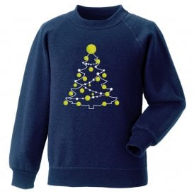 Tennis Ball Christmas Tree Christmas Jumper