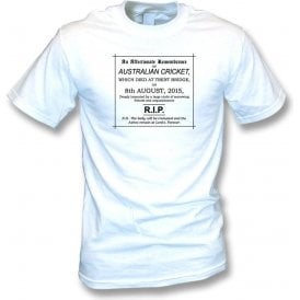 The Day Australian Cricket Died 08/08/2015 Kids T-Shirt