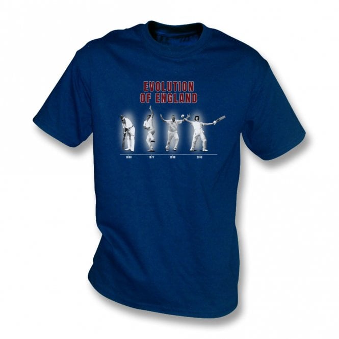 The Evolution Of England (All Rounder Edition) Kids T-Shirt