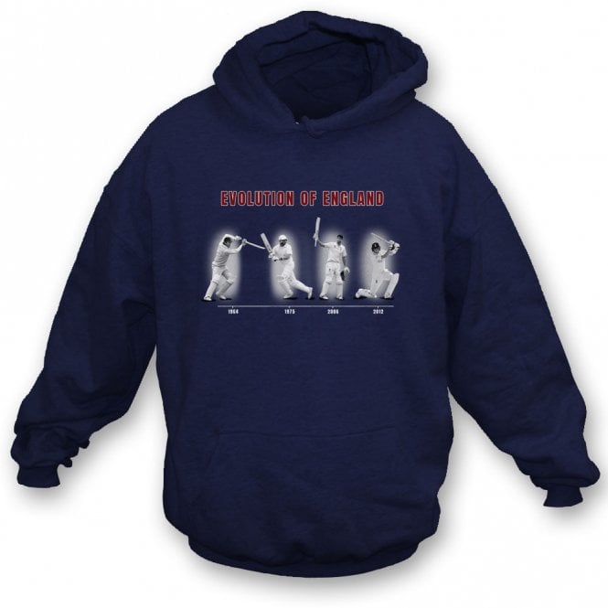 The Evolution Of England (Batting Edition) Kids Hooded Sweatshirt