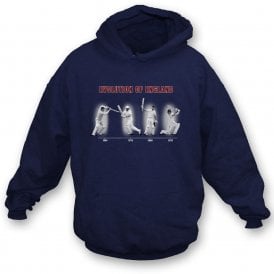 The Evolution Of England (Batting Edition) Kids Hooded Sweatshirt