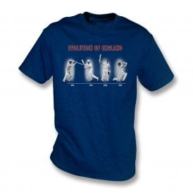 The Evolution Of England (Batting Edition) Kids T-Shirt