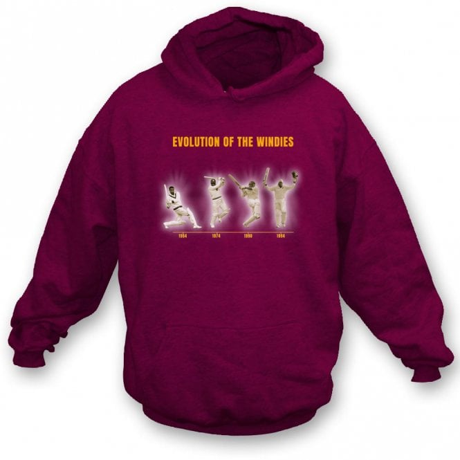 The Evolution Of The Windies (Batting Edition) Hooded Sweatshirt