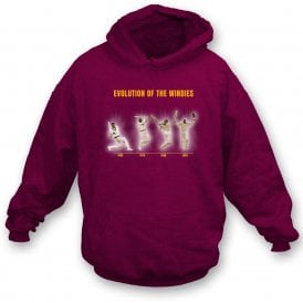 The Evolution Of The Windies (Batting Edition) Kids Hooded Sweatshirt