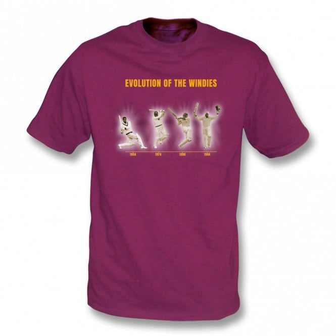The Evolution Of The Windies (Batting Edition) Kids T-Shirt