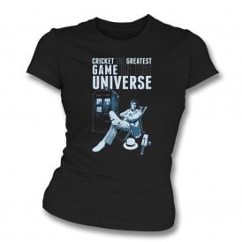 The Greatest Game In The Universe (Doctor Who Influenced) Womens Slim Fit T-Shirt