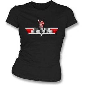 The Need for Speed (Top Gun) Womens Slim Fit T-Shirt