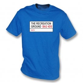 The Recreation Ground BA2 4DS (Bath Rugby Influenced) T-Shirt