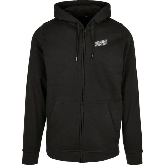 The Umpire Strikes Back Embroidered Left Breast Logo Zip Hooded Sweatshirt