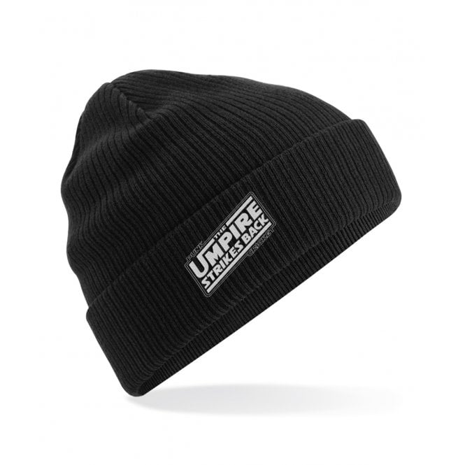 The Umpire Strikes Back Embroidered Organic Cotton Beanie