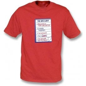 To Do List Children's T-shirt