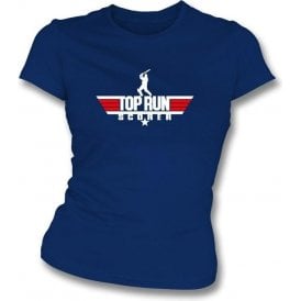 Top Run (Scorer) Womens Slim Fit T-Shirt
