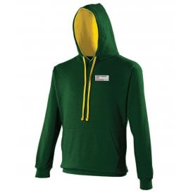 Trent Bridge NG2 (Nottinghamshire) Embroidered Left Breast Logo Varsity Hooded Sweatshirt
