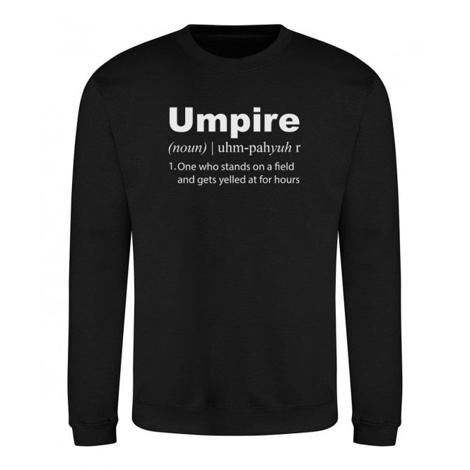 Umpire Dictionary Definition Sweatshirt