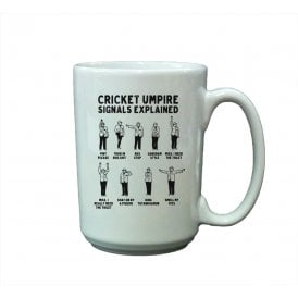 Umpire Signals Jumbo White Mug