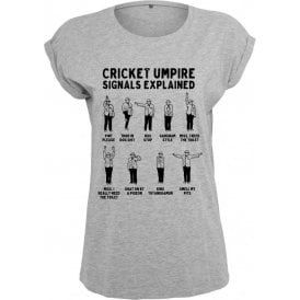 Umpire Signals Women's Extended Shoulder T-Shirt