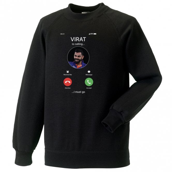 Virat Kohli Is Calling... (India Influenced) Kids Sweatshirt
