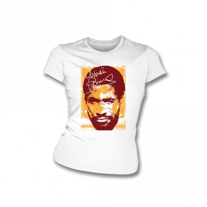 Viv Richards Face Organic Womens Slim Fit T-Shirt