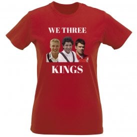 We Three Kings (Lancashire) Regular Design Womens Slim Fit T-Shirt