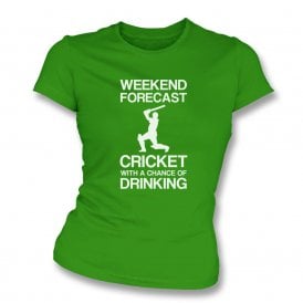 Weekend Forecast Cricket Womens Slim Fit T-Shirt