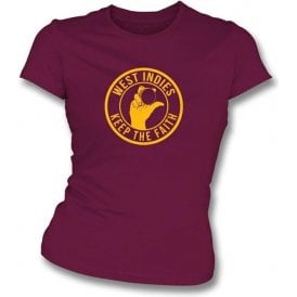 West Indies Keep The Faith Women's Slimfit T-shirt