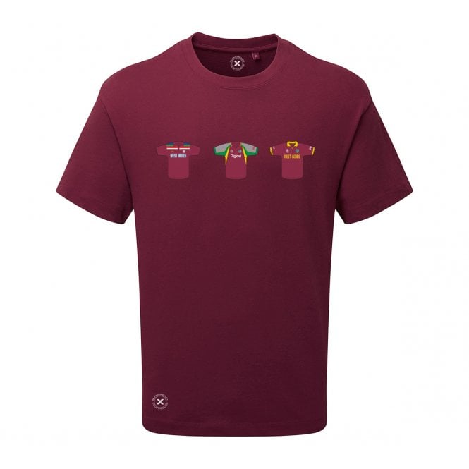 West Indies Retro Cricket Kits (True Colours Collab) Organic T-Shirt