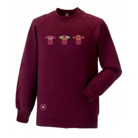West Indies Retro Cricket Kits (True Colours Collab) Organic Sweatshirt
