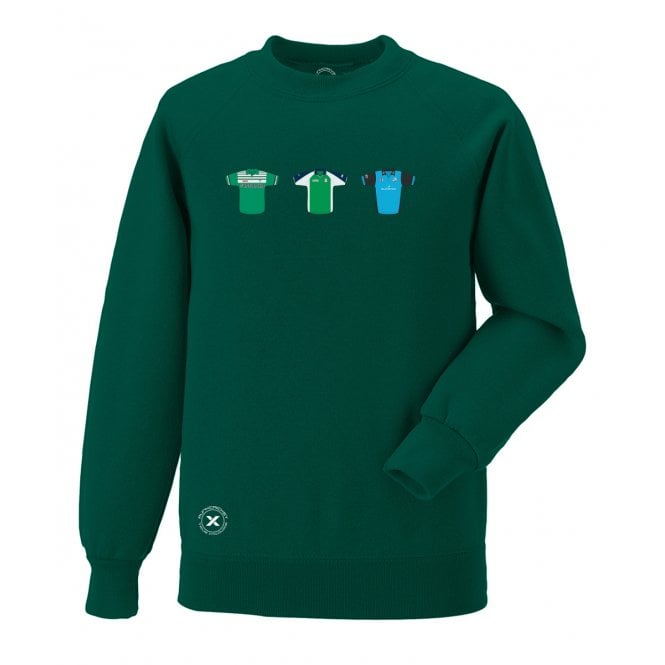 Worcestershire Retro Cricket Kits (True Colours Collab) Organic Sweatshirt