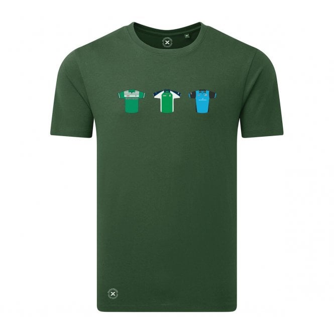 Worcestershire Retro Cricket Kits (True Colours Collab) Organic T-Shirt