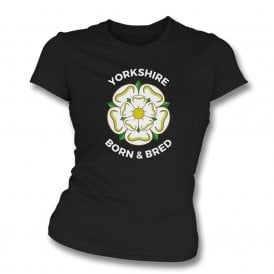 Yorkshire Born & Bred Organic Womens Slim Fit T-Shirt