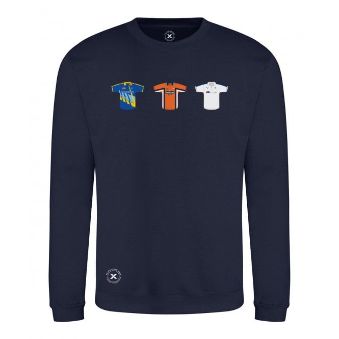 Yorkshire Retro Cricket Kits (True Colours Collab) Organic Sweatshirt