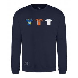 Yorkshire Retro Cricket Kits (True Colours Collab) Organic Sweatshirt